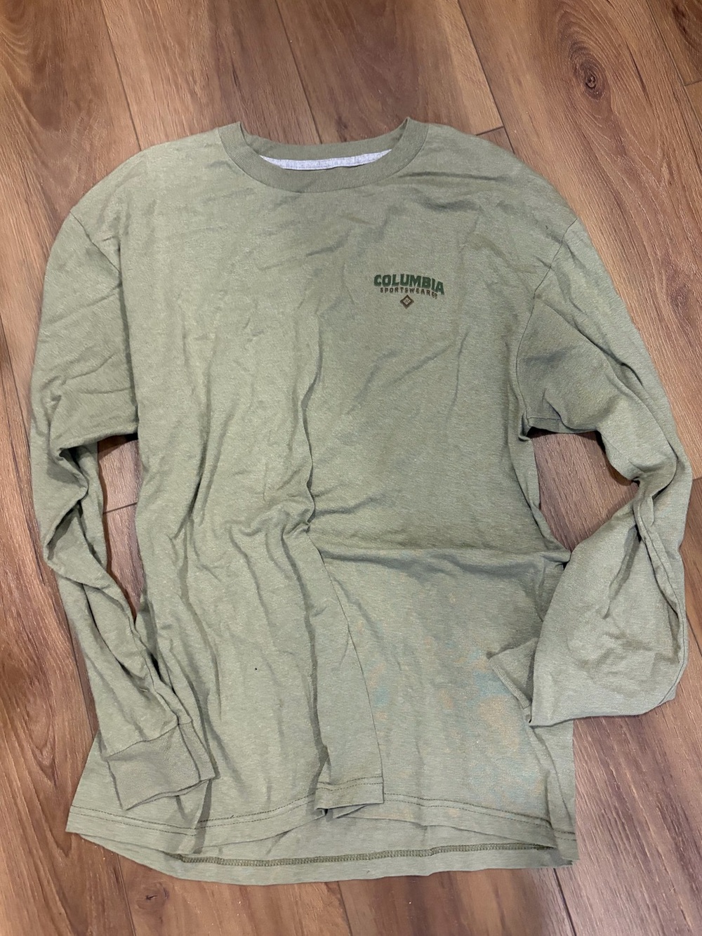 Columbia Sportswear Long Sleeve Elk Hunt Shirt Size Large Outdoor Graphic Tee